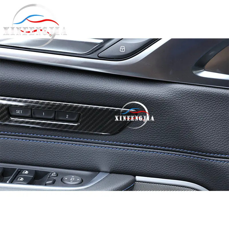 Для BMW 5 Series 6GT G32 G30 17 19 цветная панель из углеродного волокна с кнопкой