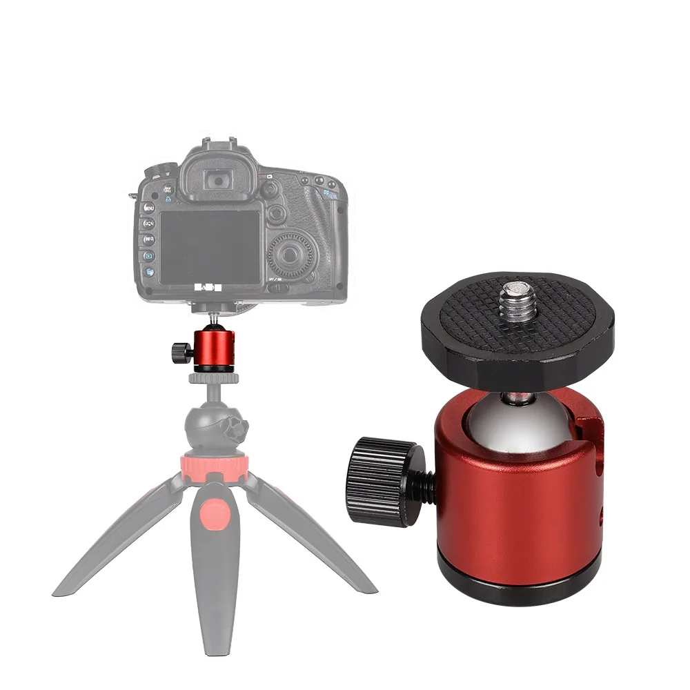 TiYiViRi мини-штатив с шаровой головкой для Canon Nikon sony DSLR камеры видеокамеры DV мини-штатив светодиодный светильник кронштейн для вспышки с 1/4"