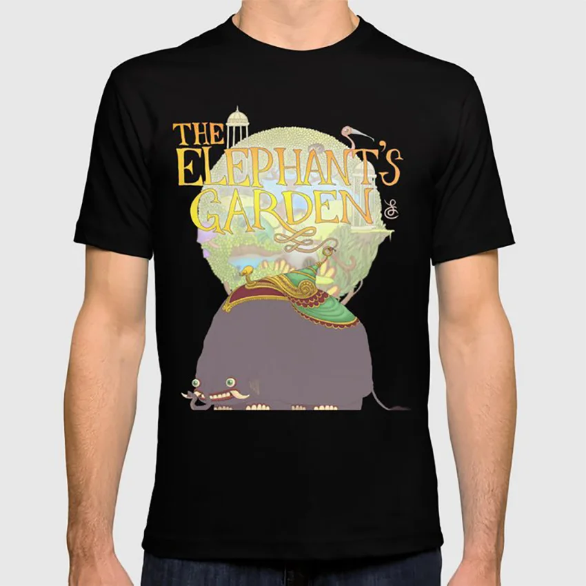 The Elephant's Garden-версия 2 футболка с изображением природы