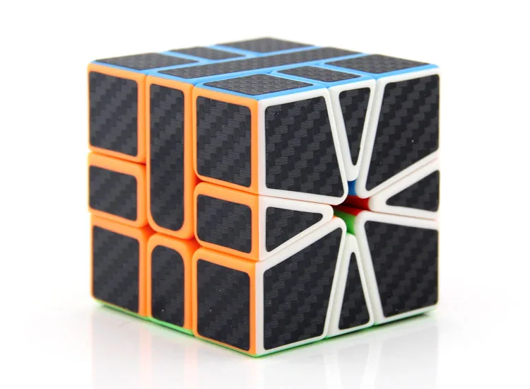 Кубик демона Рубика классная углеродное волокно SQ-1 кубик Рубика игра только гоночный Гладкий интеллект Кубик Рубика снижение давления