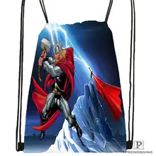 CustoMarvel thor походная сумка на шнурке милый рюкзак для детей(черная спинка) 31x40 см#2018612-02-14