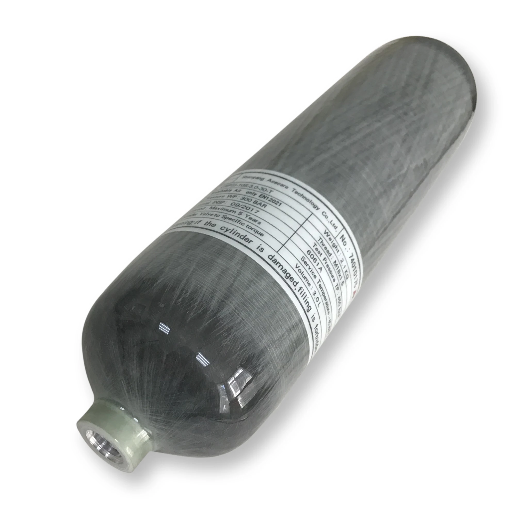 AC103301 4500 Psi Pcp Танк сжатого воздуха винтовка 3L/6.8L/9L цилиндр высокого давления для