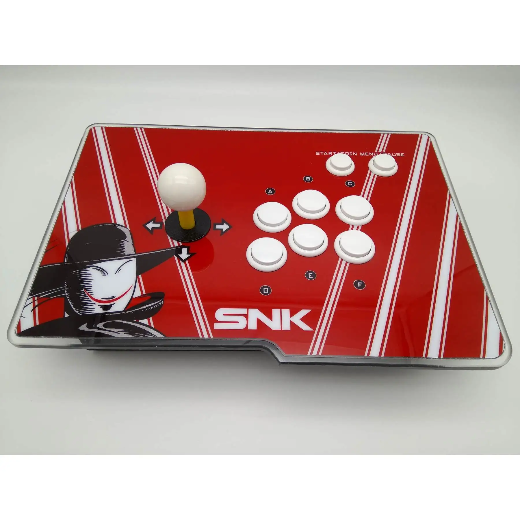 Joystick Rosso Per Bartop/Neo Geo Mvs 15 Pin Nuovo