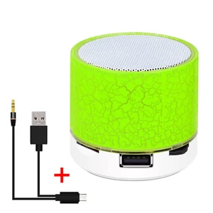 Bluetooth Speaker Led Portable Mini Wireless Speaker Player USB Radio Fm Mp3 Music Sound Colum for Mobile phone