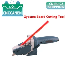 1PC Gypsum Board Cutting Tool Drywall Cutting Artifact Tool With Scale Toohr Woodworking Scribe Woodworking Cutting Board Tools