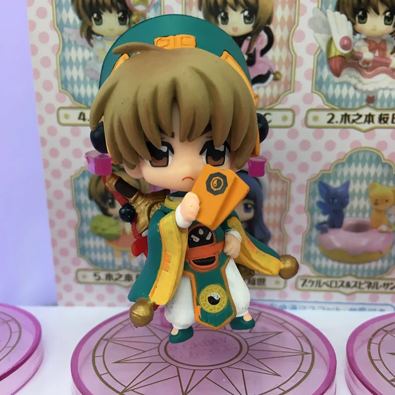8 шт./компл. экшн фигурки из японского аниме Kinomoto Sakura Daidouji Tomoyo Li Syaoran Kero