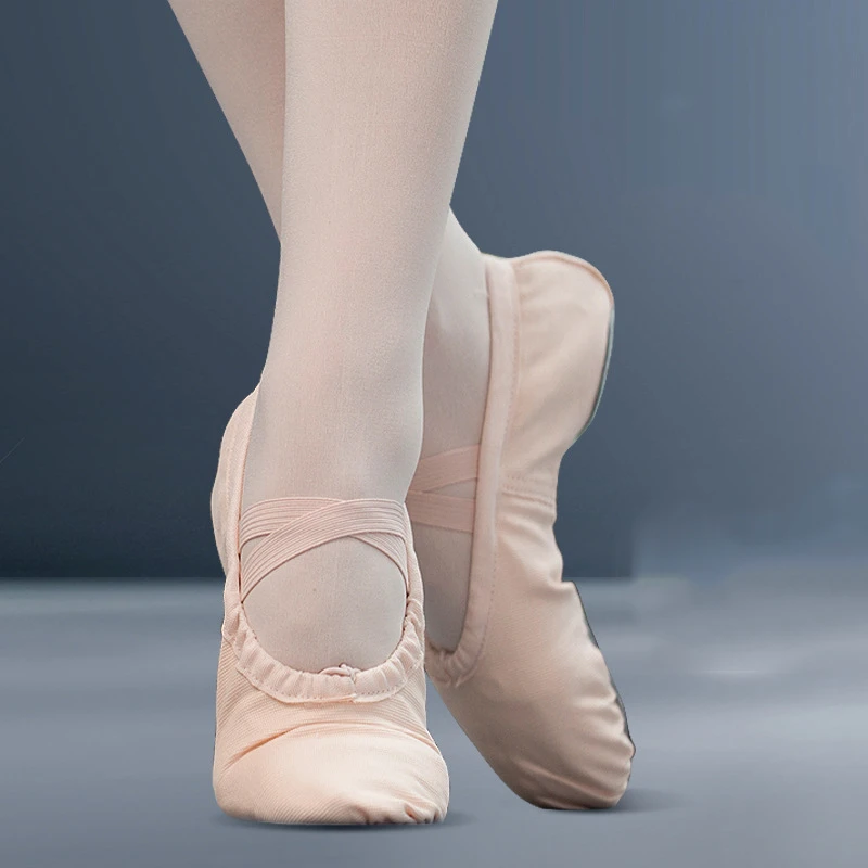 Zapatos Ballet para niños, zapatillas de punta para mujer, zapatos de baile de lona, bailarinas suaves, zapatillas de de bailarina, suela estrecha| | AliExpress