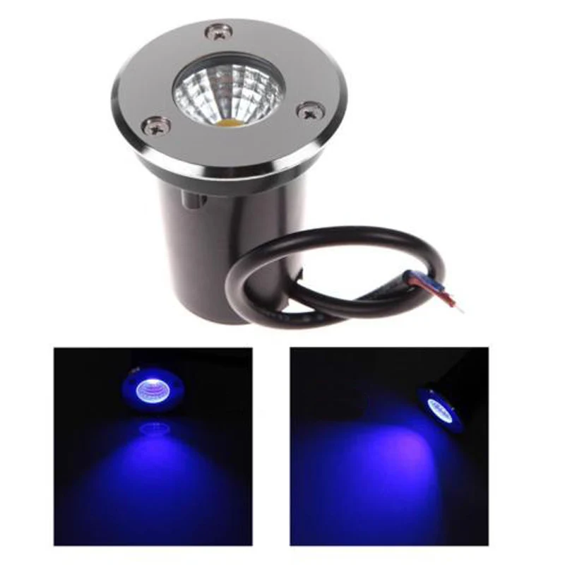 3W COB Buried Lamp LED Underground Pathway Garden Square Light IP67 Waterproof Home Garden Supplies