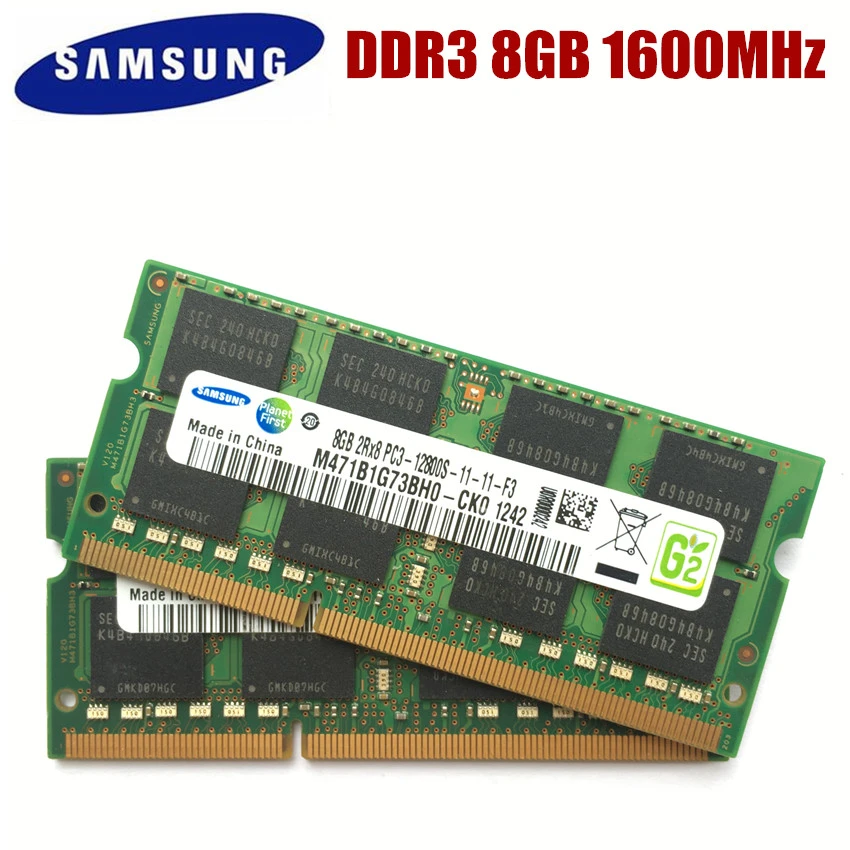 Samsung 8GB 2RX8 PC3 12800S DDR3 1600 Mhz 8gb Laptop Speicher DDR3 8G 1600  MHZ Notebook Modul SODIMM RAM|Arbeitsspeicher| - AliExpress