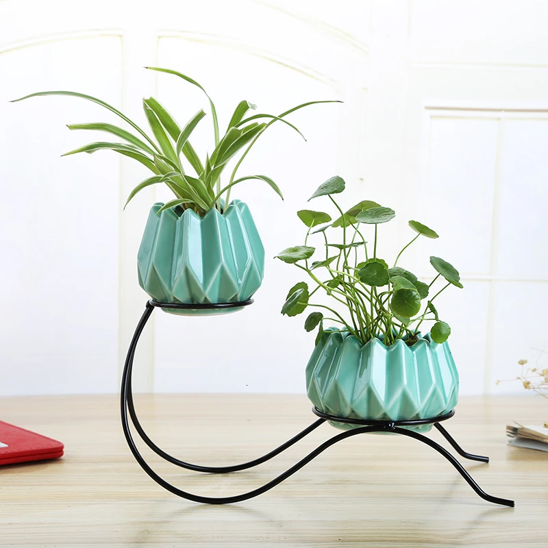 Flowerpot Originality Ceramics Hydroponics Vase A Living Room Television Cabinet Decorate Ornament Can Store Up Water Small