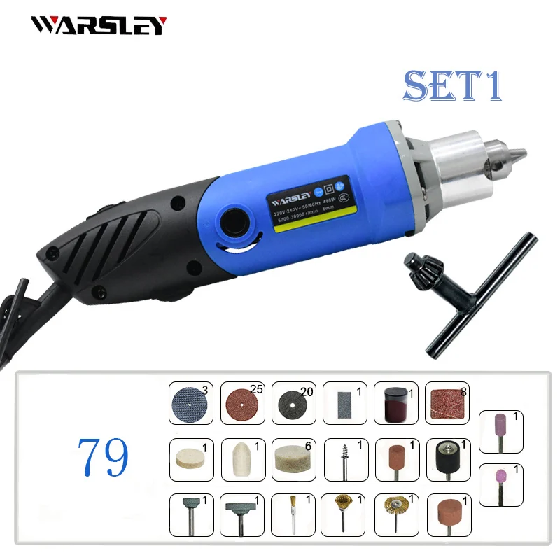 

480W Blue Engraving Machine Dremel Electric Drill Engraving Pen Polisher Small Drill DIY Electric Drill Electric Rotary Tool Sma