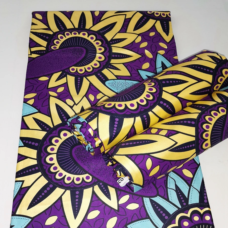 

Stretch Ankara Print Fabric Brode Coton Africain Wax Print Fabric Cotton for Dress Wax Fabric Ankara Bonnet for Sewing