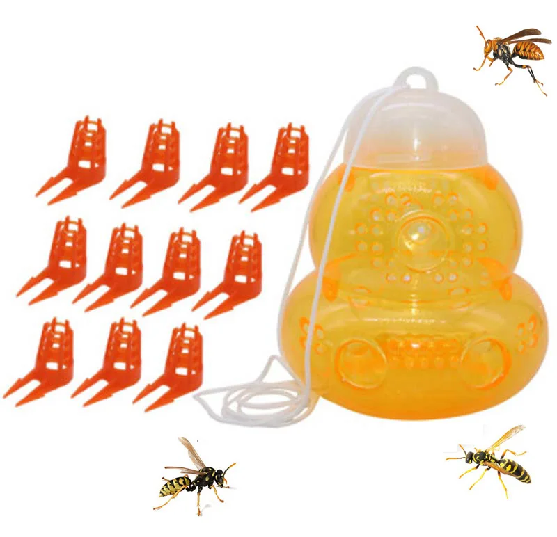 1 комплект висячая ловушка улей ловушка для ОС Hornets желтый пиджак ОСА репеллент Hornet ловушка домашняя садовая ОСА Hornet ловушка для пчел