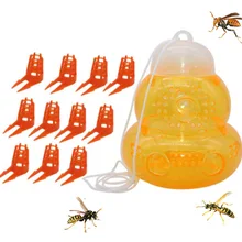 1 комплект висячая ловушка улей ловушка для ОС Hornets желтый пиджак ОСА репеллент Hornet ловушка домашняя садовая ОСА Hornet ловушка для пчел