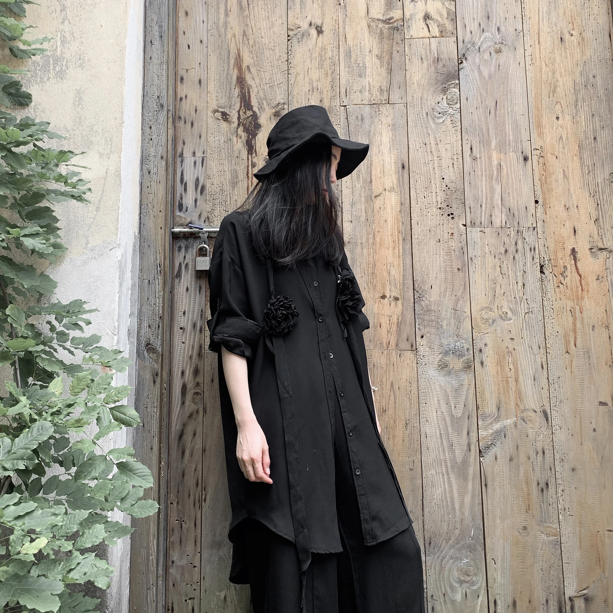 Yoji dark yamamoto couture minimalist retro Casual