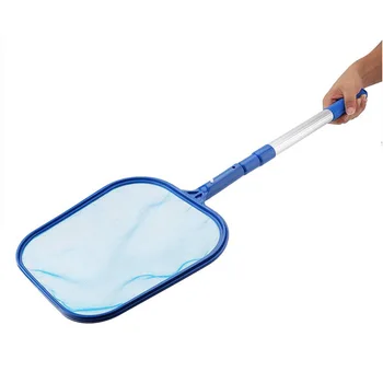 

Swimming Pool Cleaning Tool Pond Tub Leaf Skimmer Mesh Net with Telescopic Pole Pool Cleaning LBShipping