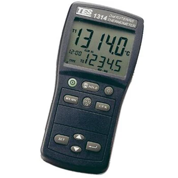 

TES-1314 K.J.T.E.R.S.N.Thermometer Highly Accurate Thermometer With Thermocouple K.J.T.E.R.S.N. Type.Back-Light LCD Display.