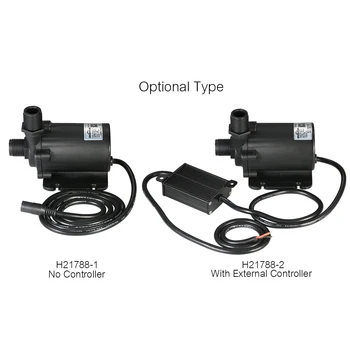 

Hot Bluefish DC24V 1500L/H Lift 15m Brushless Water Pump Aquarium Fish Tank Tabletop Waterproof Submersible Pump