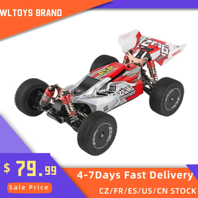 Wltoys XKS 144001 1/14 Радиоуправляемый автомобиль 60 км/ч высокоскоростной гоночный 2 4 ГГц