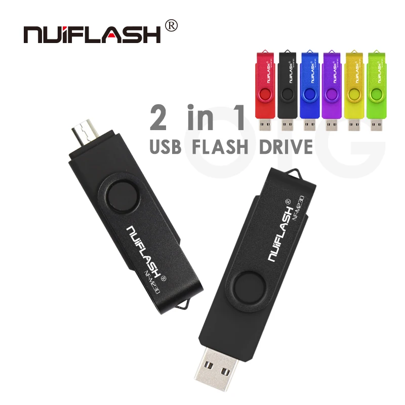 Лучшая OTG USB флеш-накопитель cle usb 2,0 Флешка 64G otg Флешка смартфон Флешка 4g 8g 16g 32g 128G запоминающие устройства