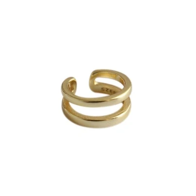 A - 1 single earring Серебро 925 пробы линии уха манжеты спирали клип на серьга ювелирные изделия A1385 - Окраска металла: A - 1 single earring