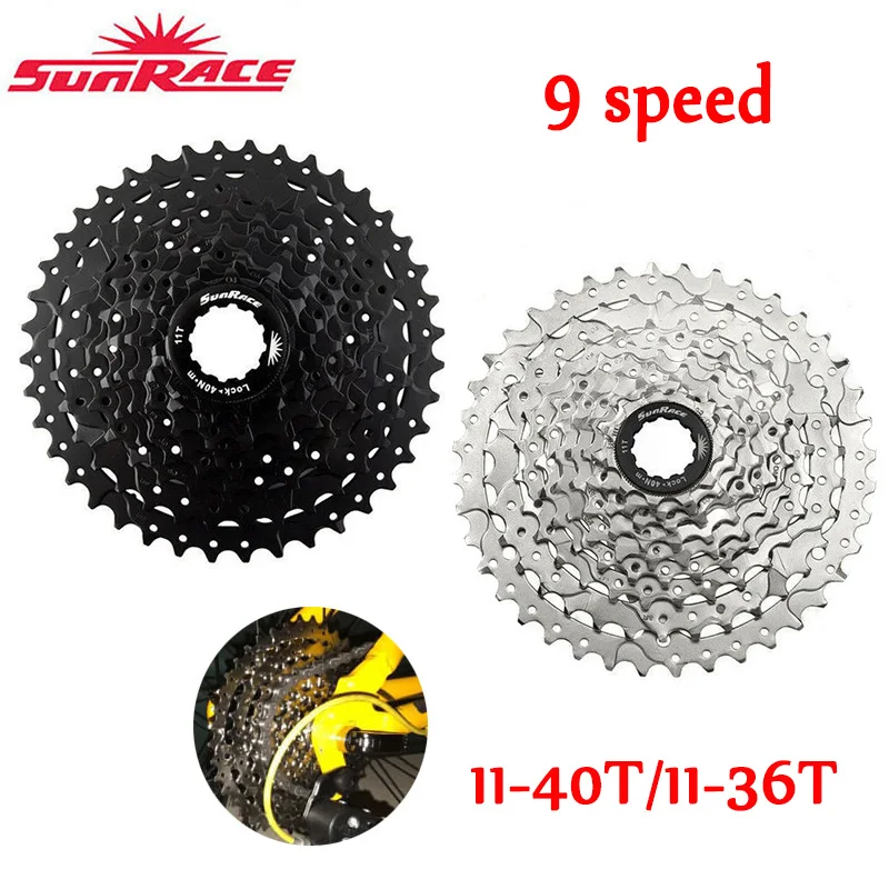 Sunracing 11 40T 9 S MTB велосипедная кассета с цепью широкое соотношение скоростей Freewheel
