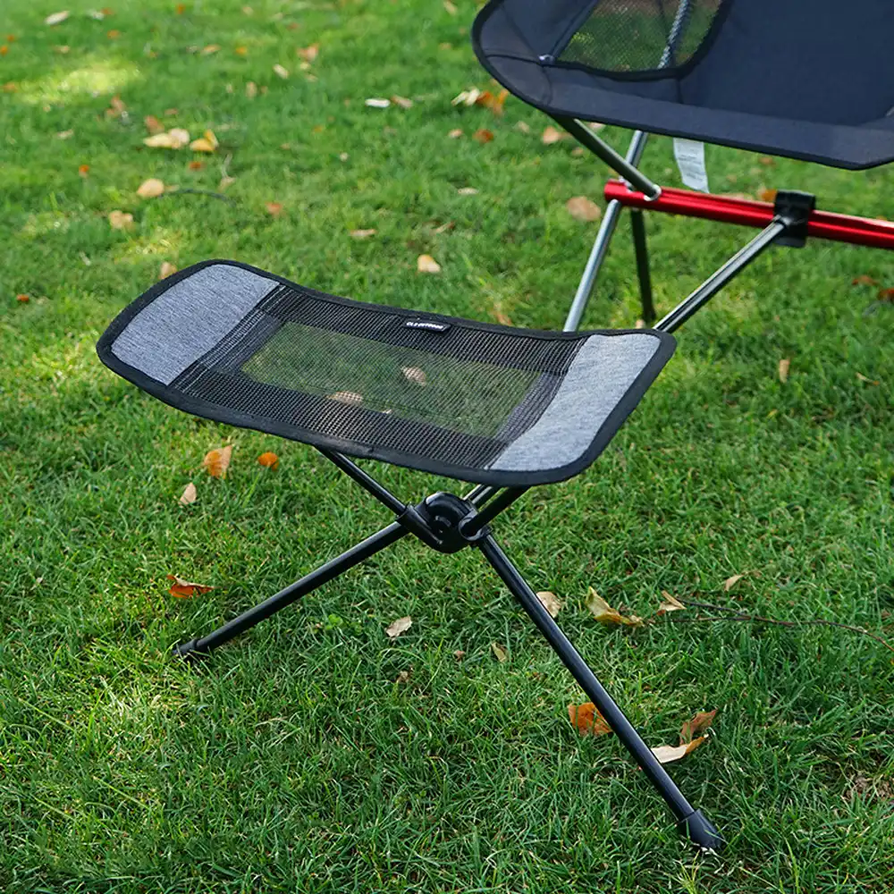 portable chair with footrest