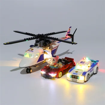 

USB Powered Building Blocks LED Lighting Kit for Police High-Speed Chase 60138 blocks accessories (LED Included Only, No Kit)