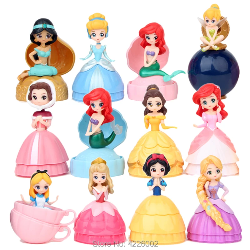LOL кукла принцессы запутанная Ариэль Золушка Tinkerbell Aurora ПВХ фигурки Коллекционная