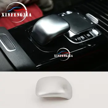 

For Mercedes-Benz A CLA Class W177 19-20 Chrome Silvery Car Center Mouse COMAND control Armrest Trim Cover Car Interior Decorate