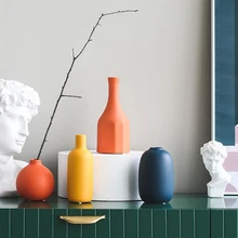 Morandi в скандинавском стиле цветочный горшок Ins керамическая сушеная Цветочная ваза для гостиной Цветочная композиция Современные Простые декоративные украшения