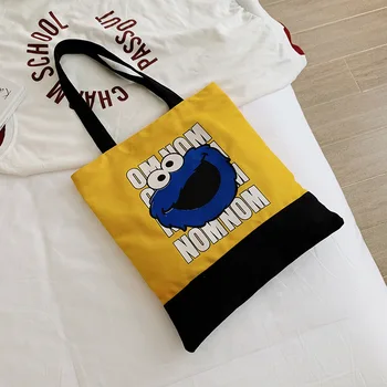 

Leisure Canvas Bag Women's New Fashion Students Party Class Handbag Large Capacity Shoulder Armpit Bag Crossbody Bags For Female