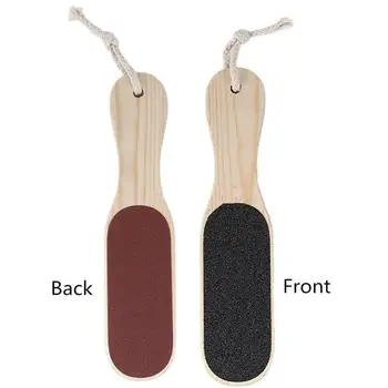

Pedicure Dead Dry Skin Foot File Wooden Sand Paper Dead Skin Removal Toe Exfoliator Heel Cuticles Exfoliating Scrub Tool