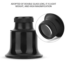 Juwelier Horloge Vergrootglas Tool 20X Draagbare Monoculaire Vergrootglas Loupe Lens Voor Eye Vergrootglas Len Repair Kit