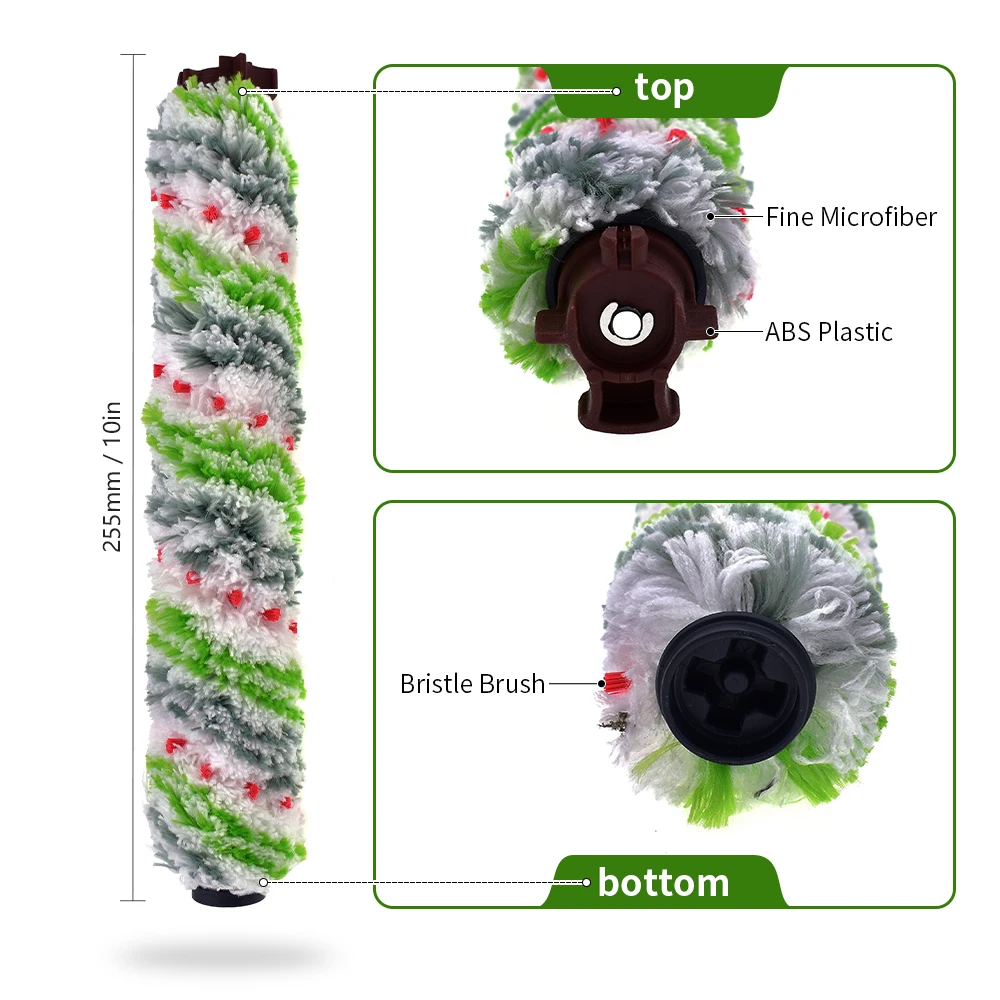 Filtro a spazzola a rullo compatibile con Bissell Crosswave 1713 serie 1785  Pet Pro 2224E Cordless 2582E 1866 1868 1926 1934 parte