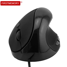 Проводная вертикальная компьютерная мышь, эргономичная оптическая мышь, 6 кнопок, 1600 dpi, регулируемая USB мышь, Mause, заживление запястья для ПК, ноутбука