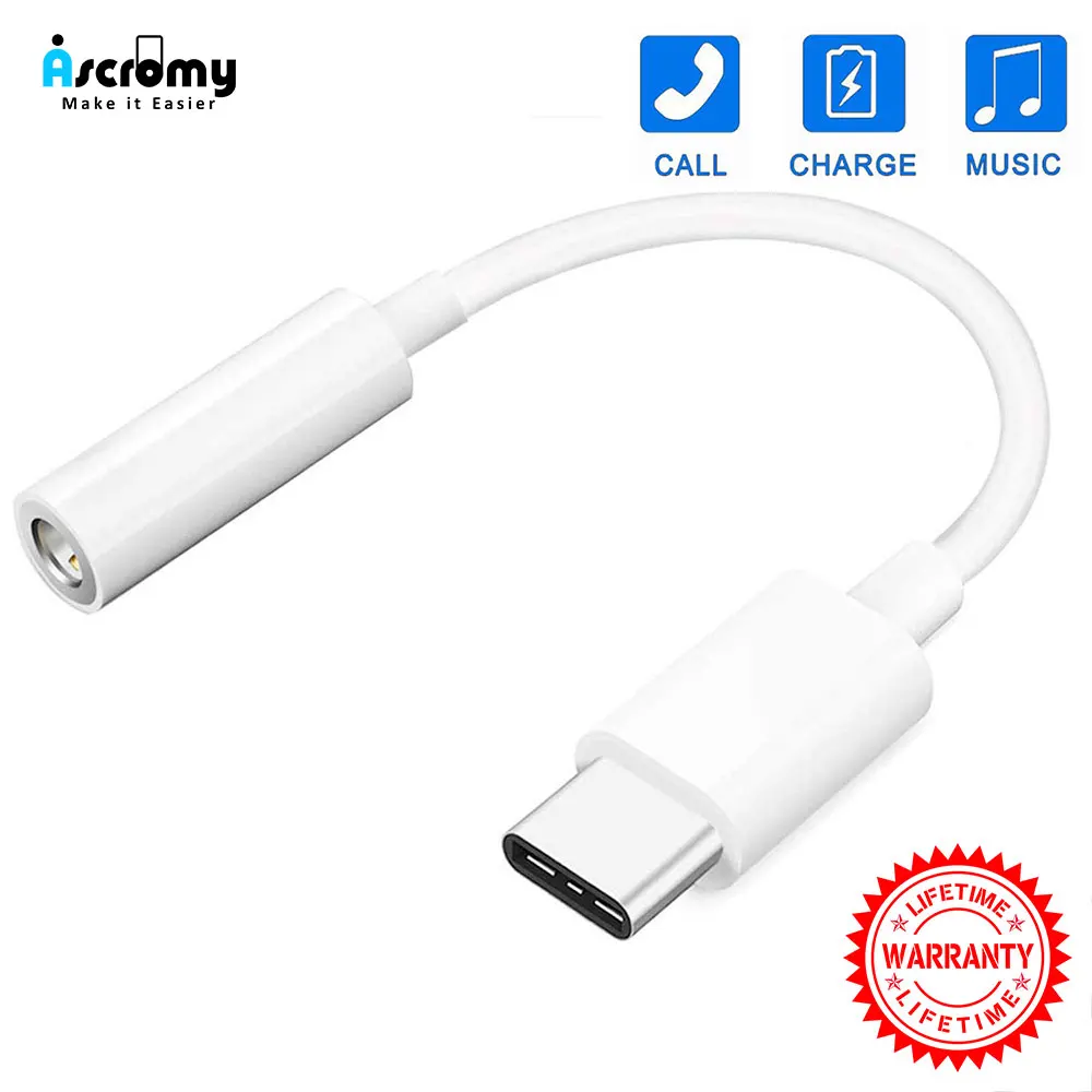 

USB-C to 3.5mm Aux Adapter For Xiaomi Mi9 Huawei P30 P20 Samsung Galaxy Note 10 Plus 9 S10 S9 S10e S8 Oneplus 7 Plus Accessories