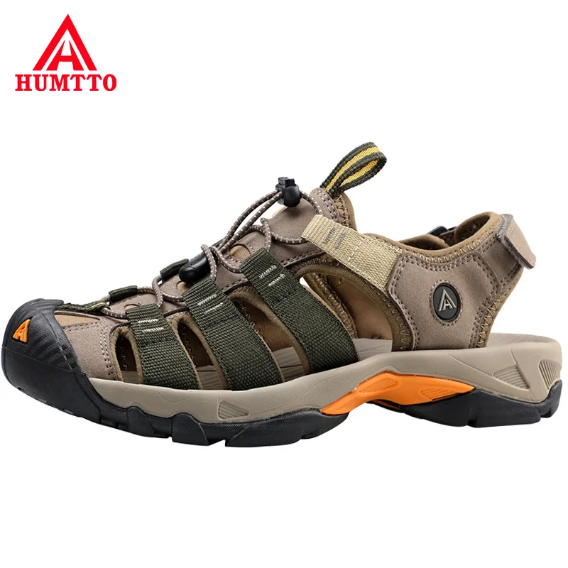 HUMTTO-Sandalias de playa transpirables para hombre, zapatos acuáticos para exteriores, senderismo, Camping, pesca y escalada, verano 2021