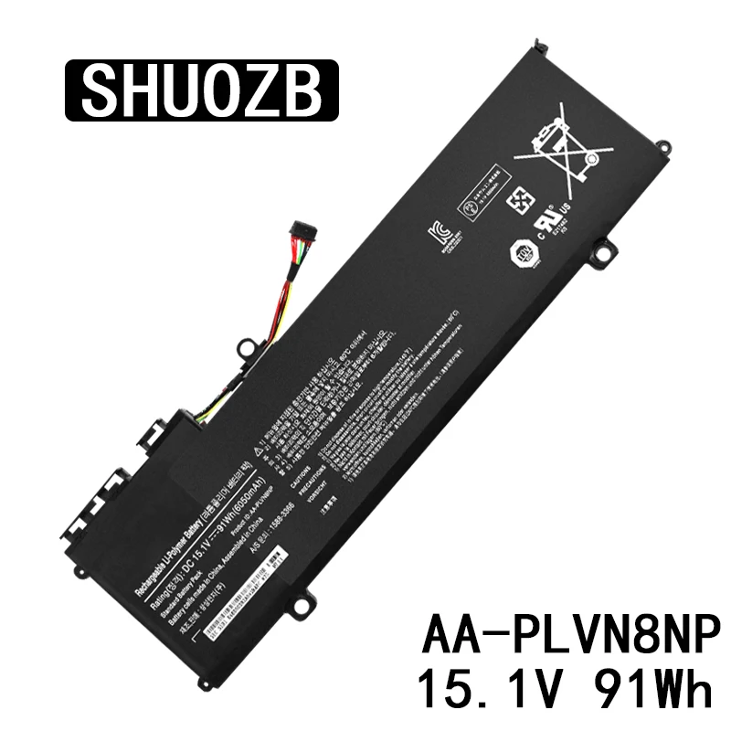 SHUOZB Аккумулятор для ноутбука AA-PLVN8NP 15,1 V 91Wh для samsung ATIV Book 8 Touch 880Z5E NP880Z5E NP880Z5E-X01CH NP880Z5E-X01SE
