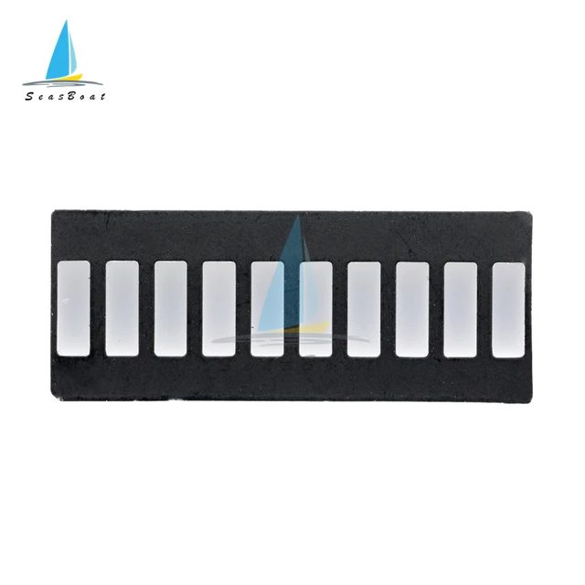 Youmile 8 Stück 10 Segment LED Balkendiagrammanzeige rot gelb