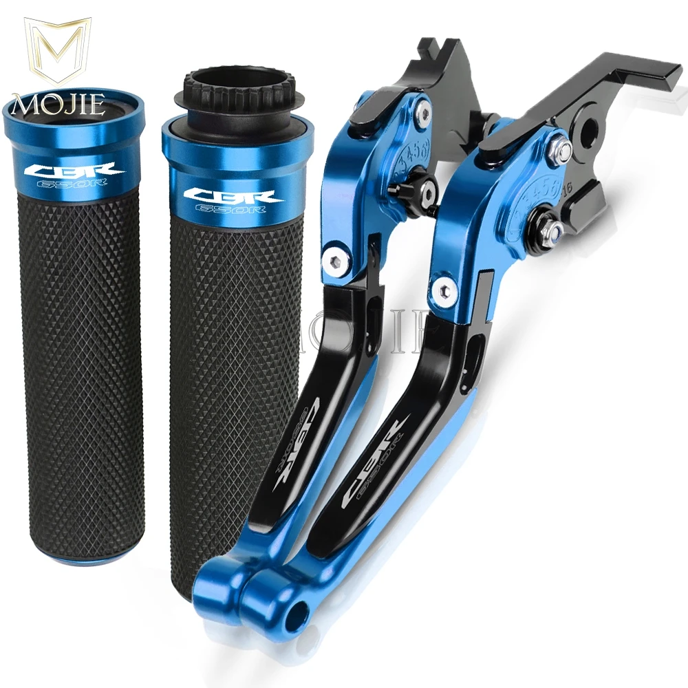 Blue Для Honda CBR650R CBR 650R 650 R CBR650 R- аксессуары для мотоциклов CNC тормозные рычаги сцепления руль ручные ручки набор - Цвет: Blue