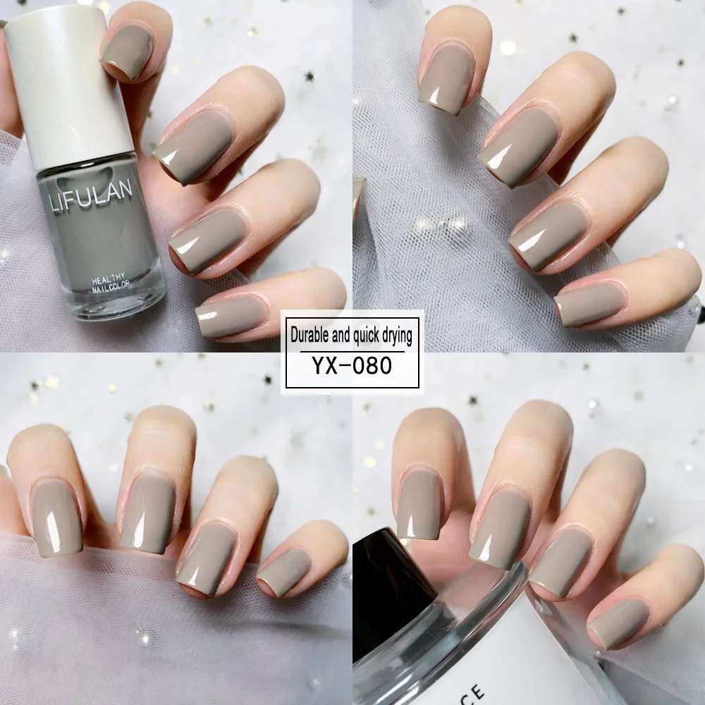 Nusx New Nail Polish Candy Nude Color Quick drying Translucent Jelly Nail Polish Environmental Protection Unpeelable 4