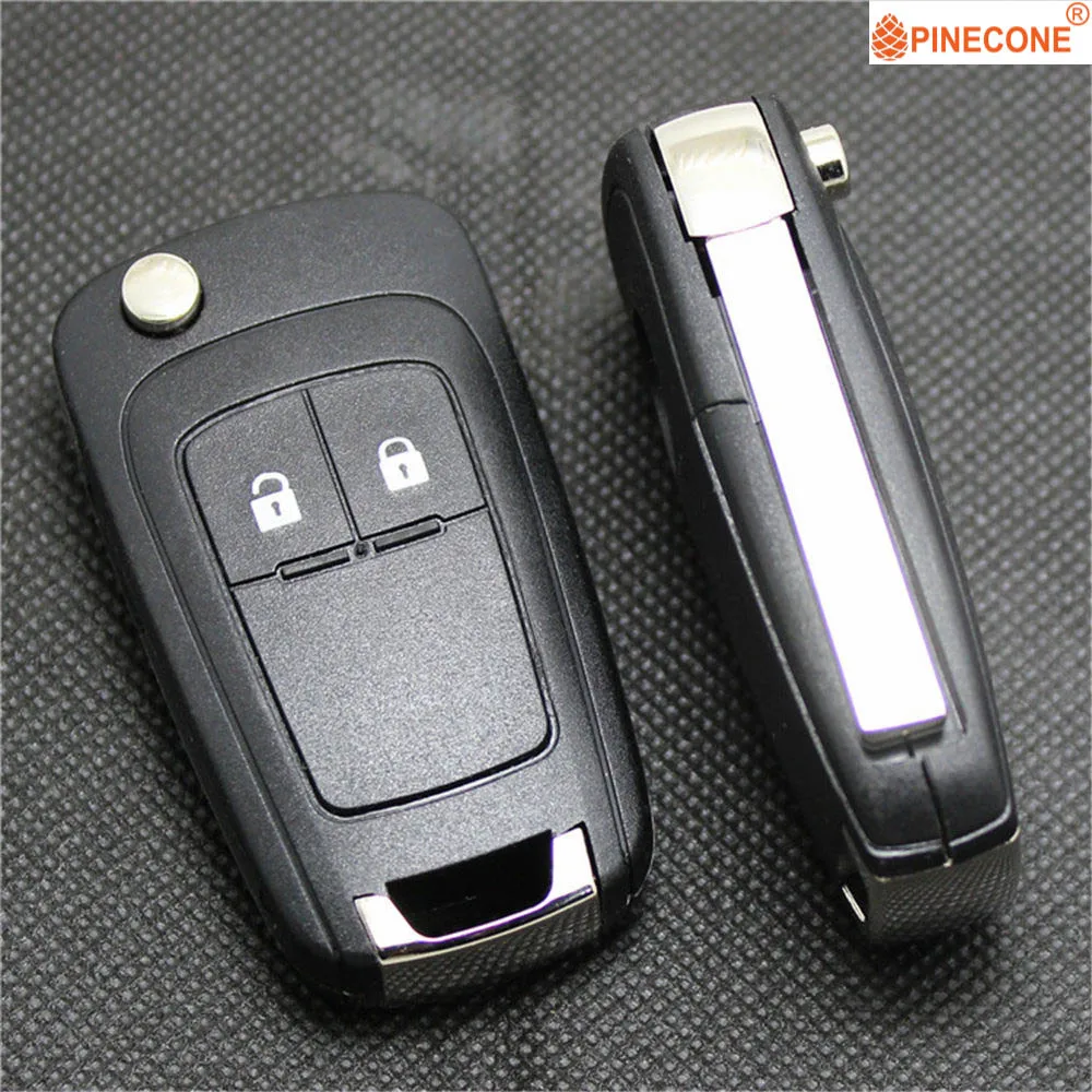 PINECONE для Opel Vauxhall Insignia Astra Zafira Chevrolet Cruze Buick чехол для ключей 2 кнопки Hu100 Замена автомобильного брелока оболочка