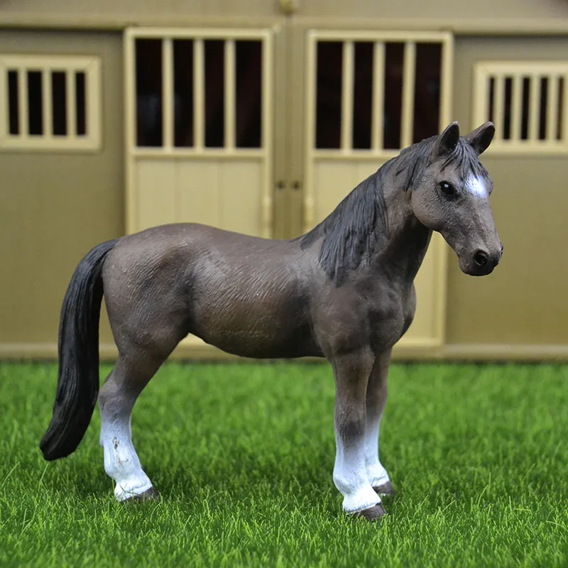 Tennessee Walk horse 44 вида сельскохозяйственных животных Appaloosa Гарвардский Ганновер Clydesdale Quarter arabian Horse коллекция ферма стабильная фигурка модель детская игрушка - Цвет: Tennessee Walk horse