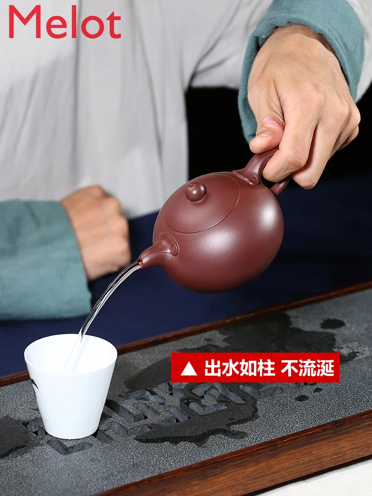 Yixing Famous Teapot Handmade Kung Fu Teapot Tea Set Ruyi Xi Shi Pot