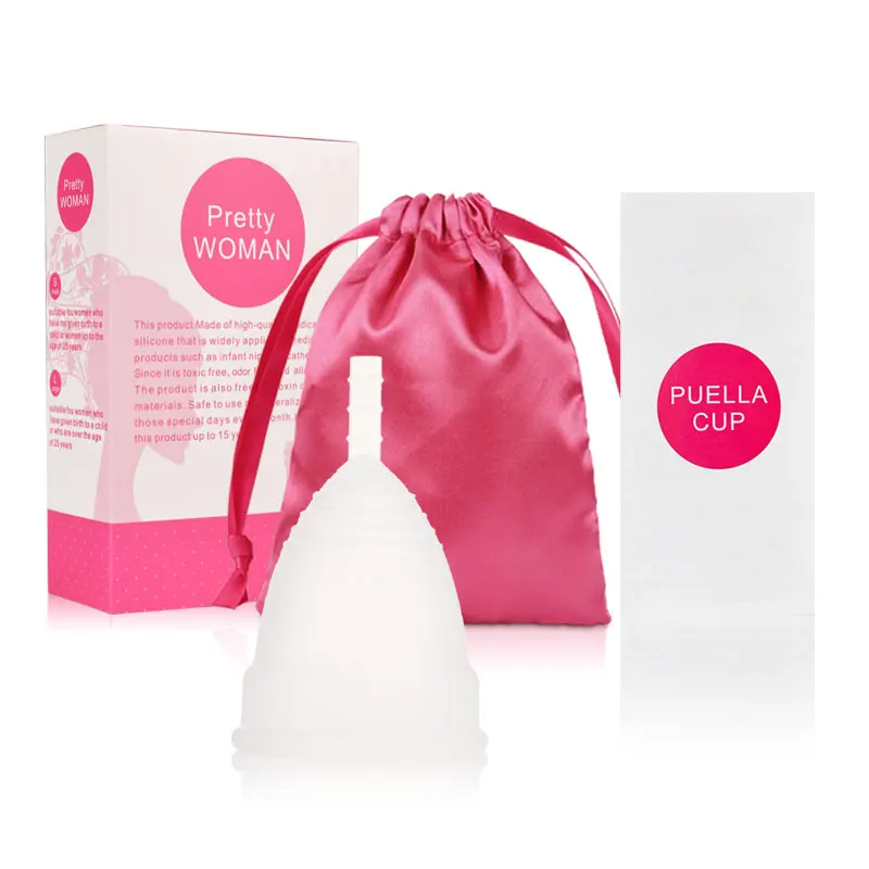 Silicone Menstrual Cup with Sterilizer - Comfortable, Eco-Friendly Period Care, Free Shipping