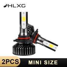 HLXG H7 led h4 alta y baja luces лампа для автомобиля 10000 к темно-синий 12 В 10000лм 6000 К 8000 К Автомобильная фара H11 9005 HB3 9006 HB4 H8 лампа