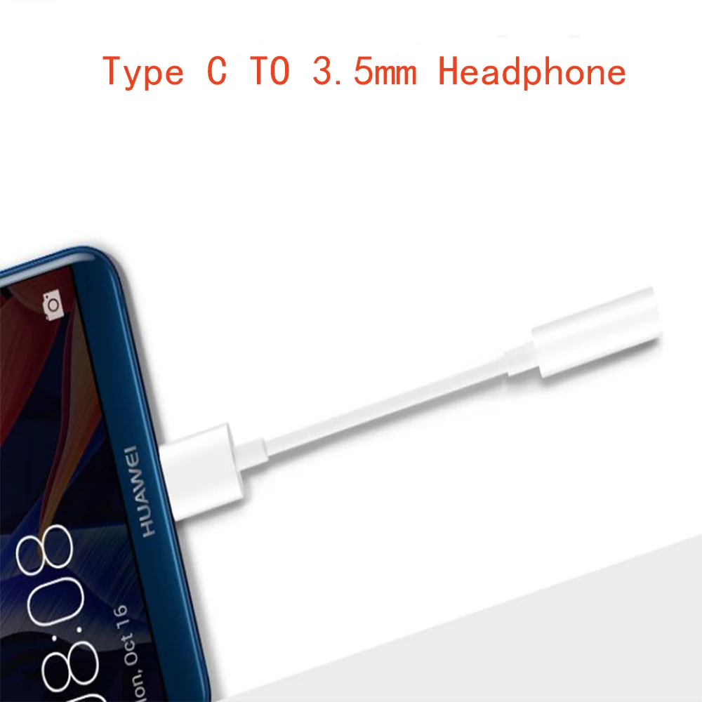 Type-C до 3,5 мм кабель для наушников адаптер usb 3,1 type C USB-C штекер 3,5 AUX аудио разъем для Macbook huawei P20 MATE 20
