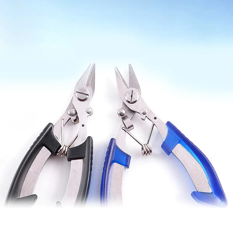 Stainless Steel Fishing Pliers Non-slip Braided Line Cutters Tackle Crimping Slicer Scissor Tool | Спорт и развлечения