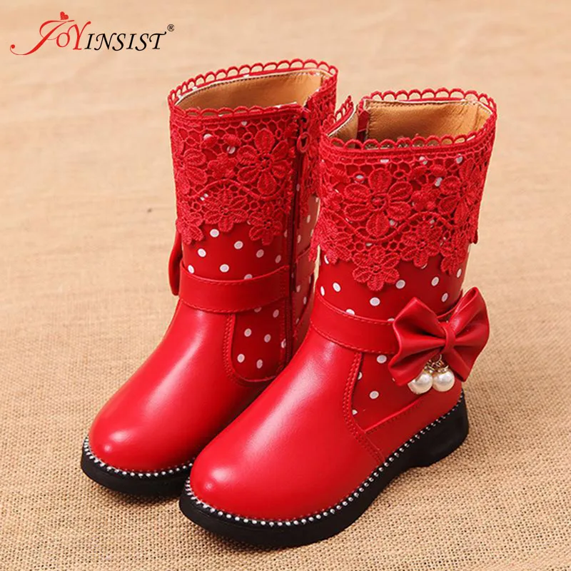 2020 New High Girls Fashion Shoes Girls Snow Boots Children's Boots General Leather Shoes for Girls
